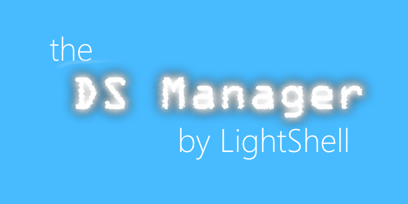 The DS Manager Tool